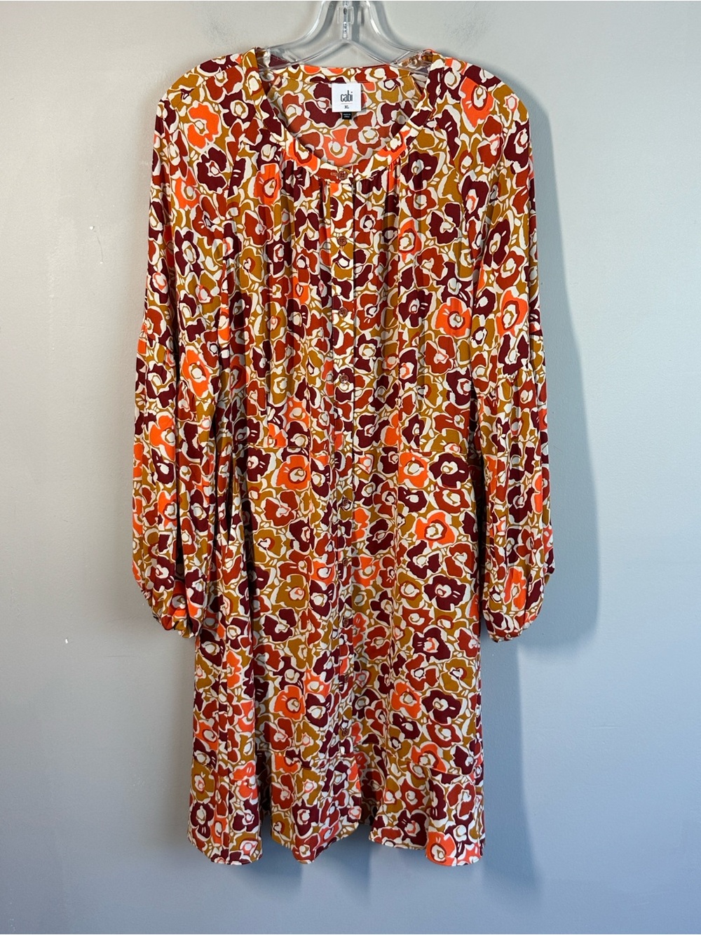 Cabi Daydream Dress Size XL Floral Cottagecore - Picture 3 of 15